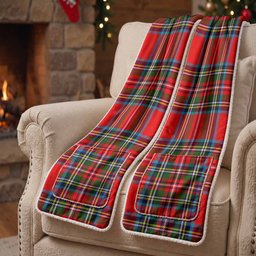 Royal Stewart Tartan Hand-Warmer Pocket Scarf