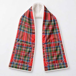 Royal Stewart Tartan Hand-Warmer Pocket Scarf