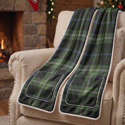 Rodger Tartan Hand-Warmer Pocket Scarf