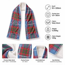 Newton Tartan Hand-Warmer Pocket Scarf