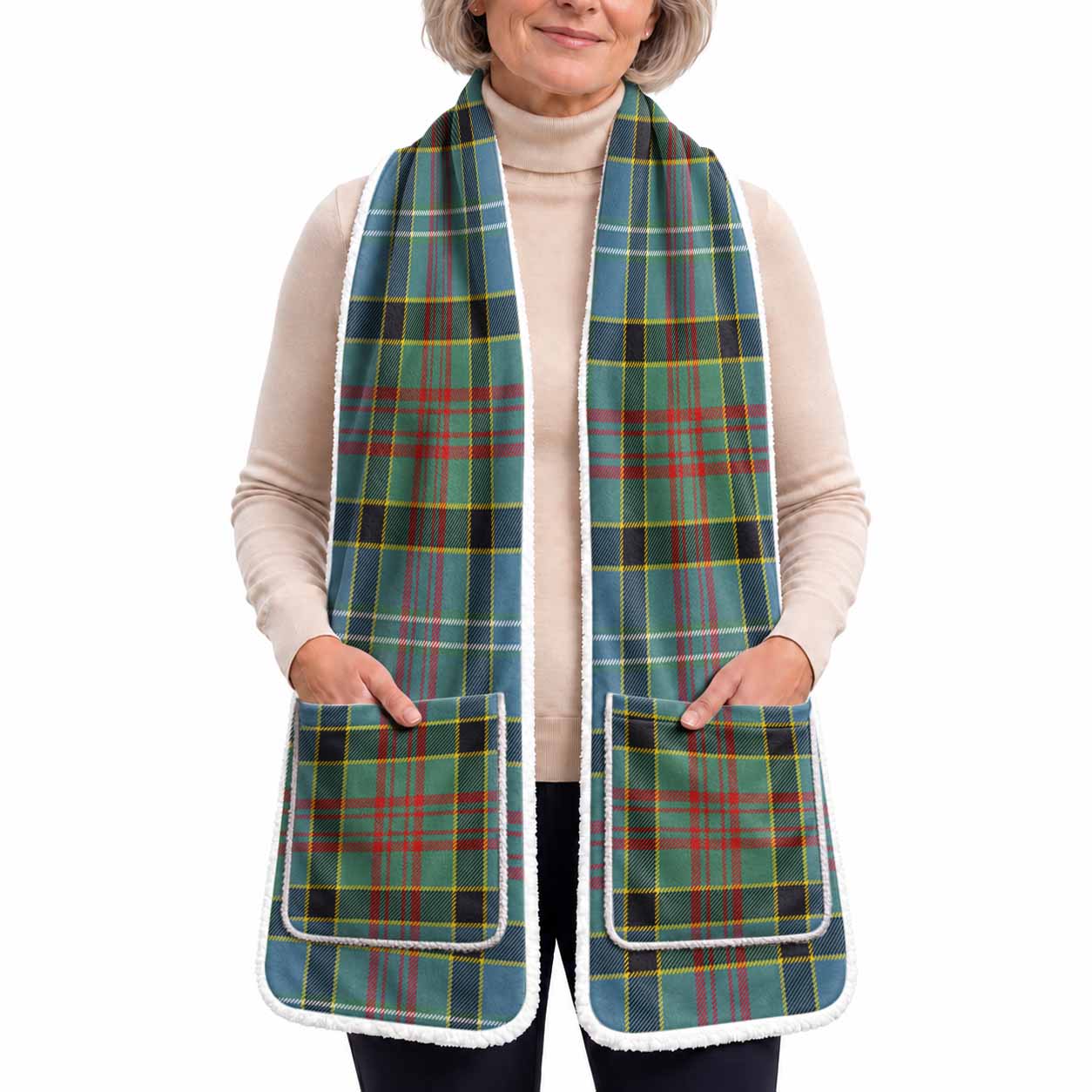 Walkinshaw Tartan Hand-Warmer Pocket Scarf