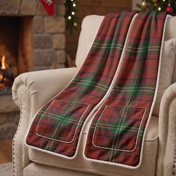 Seton Tartan Hand-Warmer Pocket Scarf