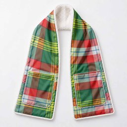 Northwest Territories Tartan Hand-Warmer Pocket Scarf