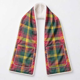 Maple Leaf Tartan Hand-Warmer Pocket Scarf