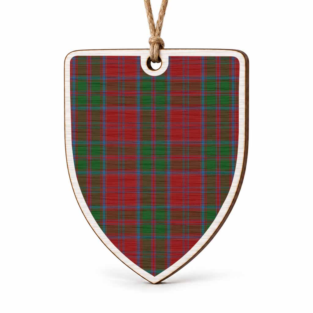 Drummond Tartan Shield Wood Ornament , Pick Your Clan & Regional Plaid