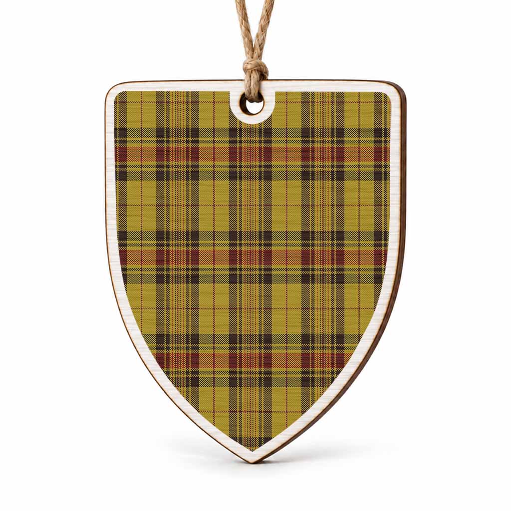 Morgan of Wales Tartan Shield Wood Ornament , Pick Your Clan & Regional Plaid