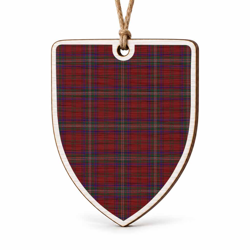 McClure Tartan Shield Wood Ornament , Pick Your Clan & Regional Plaid