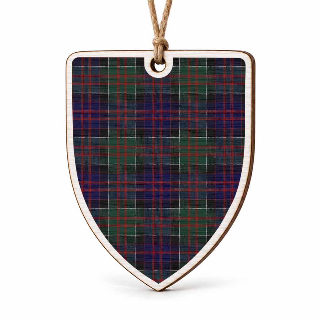 MacDonald (McDonald) of Clanranald Tartan Shield Wood Ornament , Pick Your Clan & Regional Plaid