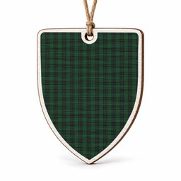Graham Tartan Shield Wood Ornament , Pick Your Clan & Regional Plaid