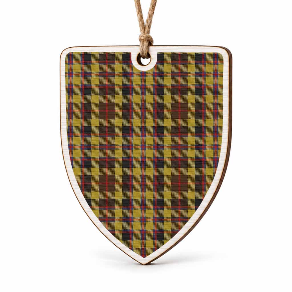 Jardine Tartan Shield Wood Ornament , Pick Your Clan & Regional Plaid