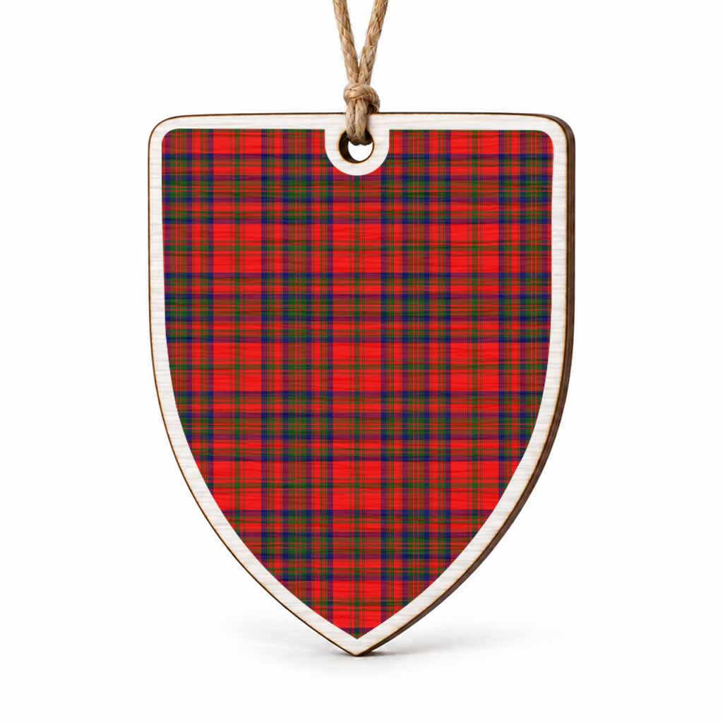 Matheson Tartan Shield Wood Ornament , Pick Your Clan & Regional Plaid