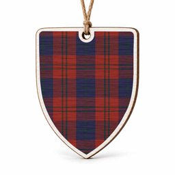 Wotherspoon Tartan Shield Wood Ornament , Pick Your Clan & Regional Plaid