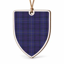 Payne Tartan Shield Wood Ornament , Pick Your Clan & Regional Plaid