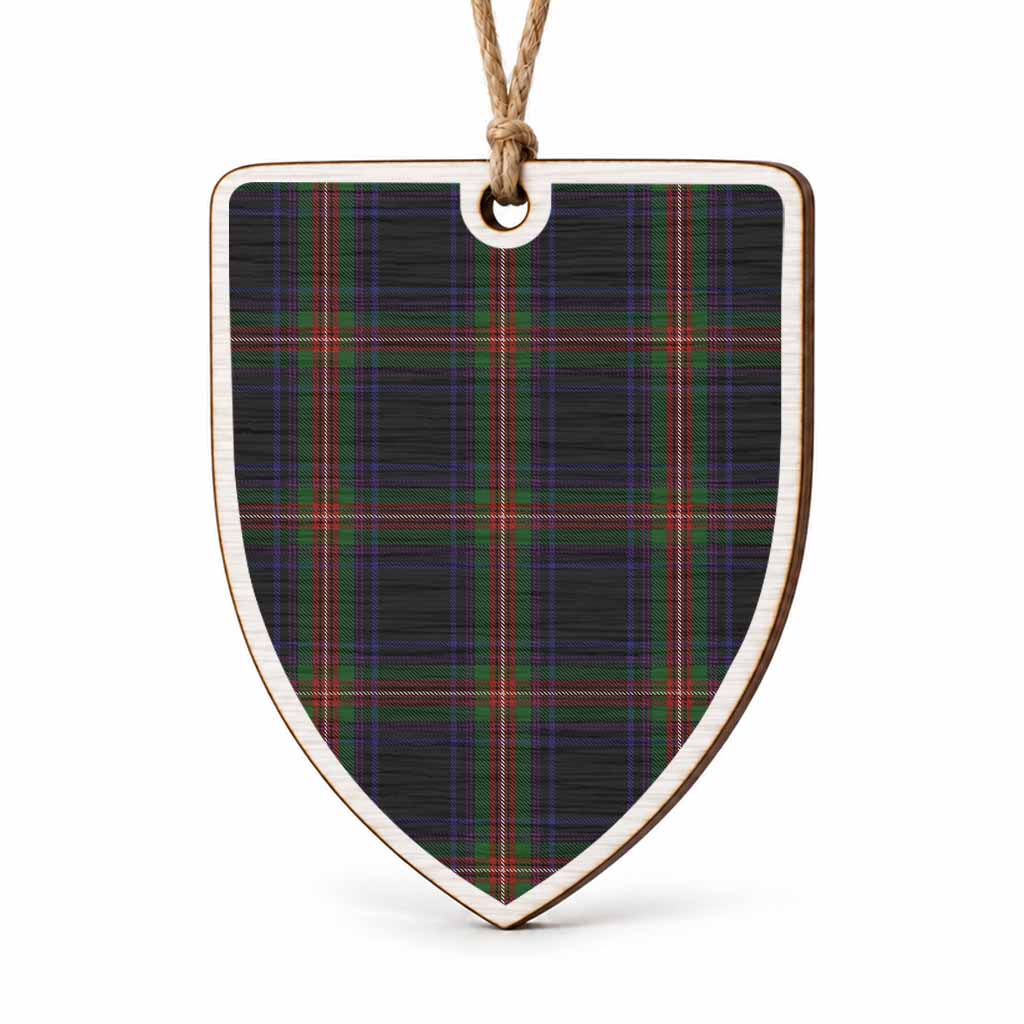 Watt Tartan Shield Wood Ornament , Pick Your Clan & Regional Plaid