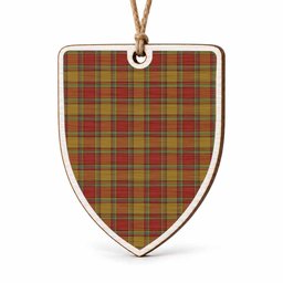 Scrymgeour Tartan Shield Wood Ornament , Pick Your Clan & Regional Plaid