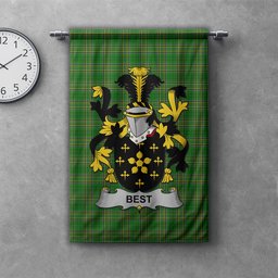 ScotsTee Shop Irish Best Clan Coat of Arms Irish Tartan Gonfalon Flag