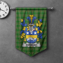 ScotsTee Shop Irish Borough Clan Coat of Arms Irish Tartan Gonfalon Flag