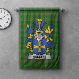 ScotsTee Shop Irish Moleyns Clan Coat of Arms Irish Tartan Gonfalon Flag