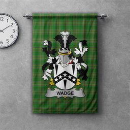 ScotsTee Shop Irish Wadge Clan Coat of Arms Irish Tartan Gonfalon Flag