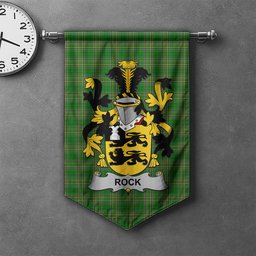 ScotsTee Shop Irish Rock Clan Coat of Arms Irish Tartan Gonfalon Flag