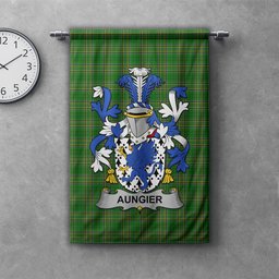 ScotsTee Shop Irish Aungier Clan Coat of Arms Irish Tartan Gonfalon Flag