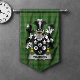 ScotsTee Shop Irish Wadding Clan Coat of Arms Irish Tartan Gonfalon Flag