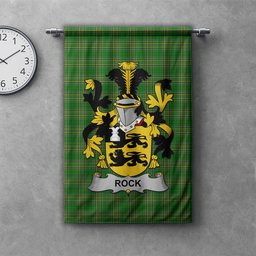 ScotsTee Shop Irish Rock Clan Coat of Arms Irish Tartan Gonfalon Flag