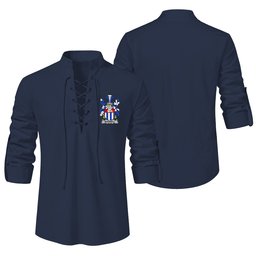 ScotsTee Shop Irish Bagwell Clan Coat of Arms Irish Ghillie Kilt Shirt