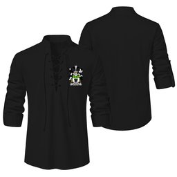 ScotsTee Shop Irish Acheson Clan Coat of Arms Irish Ghillie Kilt Shirt