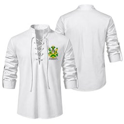 ScotsTee Shop Irish Corrigan or O'Corrigan Clan Coat of Arms Irish Ghillie Kilt Shirt