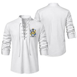 ScotsTee Shop Irish Conroy or O'Mulconroy Clan Coat of Arms Irish Ghillie Kilt Shirt