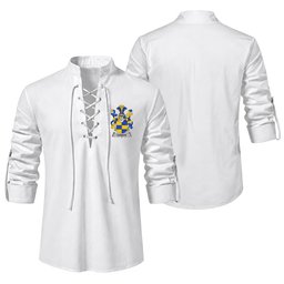 ScotsTee Shop Irish Cusack Clan Coat of Arms Irish Ghillie Kilt Shirt