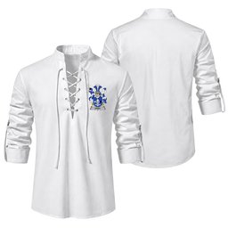 ScotsTee Shop Irish Digby Clan Coat of Arms Irish Ghillie Kilt Shirt