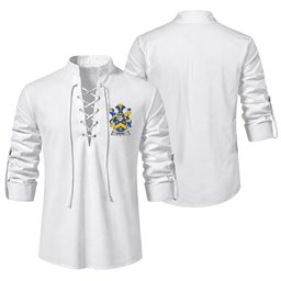 ScotsTee Shop Irish Gough Clan Coat of Arms Irish Ghillie Kilt Shirt