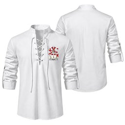 ScotsTee Shop Irish Deasy Clan Coat of Arms Irish Ghillie Kilt Shirt