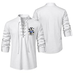 ScotsTee Shop Irish Doran or O'Doran Clan Coat of Arms Irish Ghillie Kilt Shirt