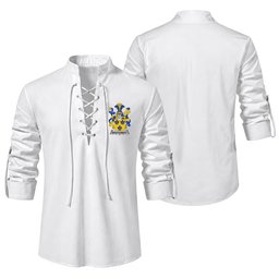 ScotsTee Shop Irish Montgomery Clan Coat of Arms Irish Ghillie Kilt Shirt