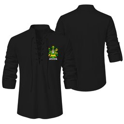 ScotsTee Shop Irish Marward Clan Coat of Arms Irish Ghillie Kilt Shirt