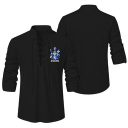 ScotsTee Shop Irish McDowell Clan Coat of Arms Irish Ghillie Kilt Shirt
