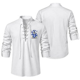 ScotsTee Shop Irish McDowell Clan Coat of Arms Irish Ghillie Kilt Shirt
