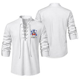 ScotsTee Shop Irish Gara or O'Gara Clan Coat of Arms Irish Ghillie Kilt Shirt