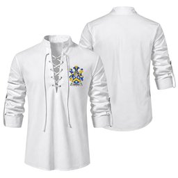 ScotsTee Shop Irish Gervais Clan Coat of Arms Irish Ghillie Kilt Shirt