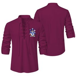 ScotsTee Shop Irish McMurray Clan Coat of Arms Irish Ghillie Kilt Shirt