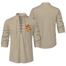 ScotsTee Shop Irish Hemphill Clan Coat of Arms Irish Ghillie Kilt Shirt