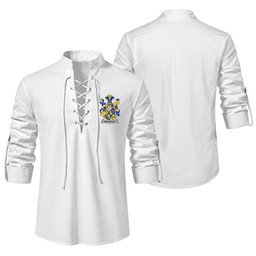 ScotsTee Shop Irish Peacocke Clan Coat of Arms Irish Ghillie Kilt Shirt