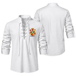 ScotsTee Shop Irish Simpson Clan Coat of Arms Irish Ghillie Kilt Shirt
