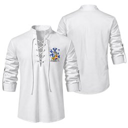 ScotsTee Shop Irish Neill or McNeill Clan Coat of Arms Irish Ghillie Kilt Shirt