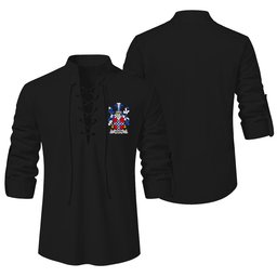 ScotsTee Shop Irish Taaffe Clan Coat of Arms Irish Ghillie Kilt Shirt
