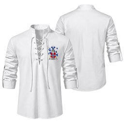 ScotsTee Shop Irish Taaffe Clan Coat of Arms Irish Ghillie Kilt Shirt