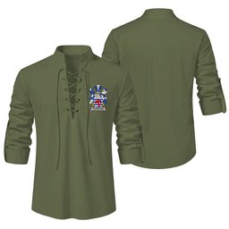 ScotsTee Shop Irish Stratford Clan Coat of Arms Irish Ghillie Kilt Shirt